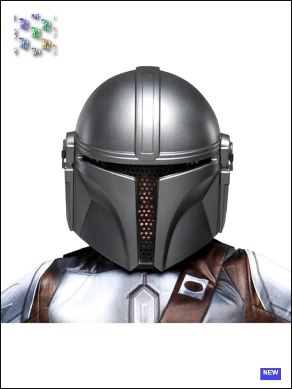 Star Wars Mandalorian Costume Youth Halloween Padded Jumpsuit Mask Cape